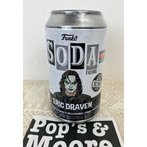 Funko Soda: The Crow Eric Draven Exclusive Figure Sealed W/Defected Can
